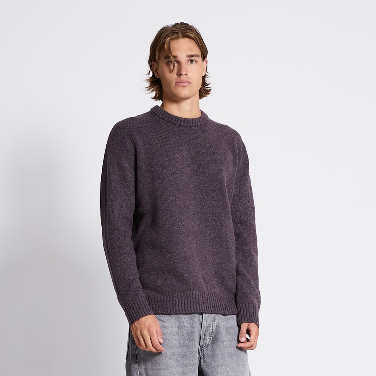 Knit sweater "River" Plum